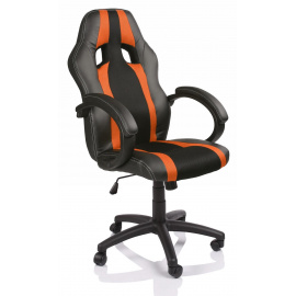 Tresko Herní židle Racing RS019 Black - Orange