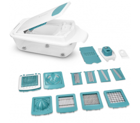 Multifunkční kráječ na potraviny, můžete sekat, krájet, strouhat 18 kusů - Navaris