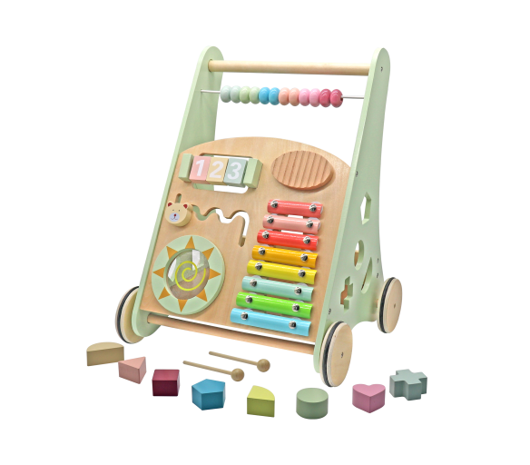 Aga4Kids Dřevěné interaktivní chodítko MR6106