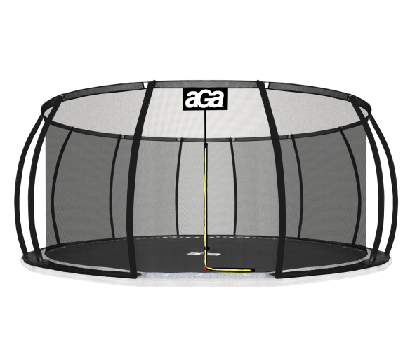 Aga Vnitřní ochranná síť 500 cm na 12 tyčí pro trampolínu EXCLUSIVE