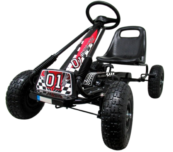 Motokára G1 černá, dětské motokáry