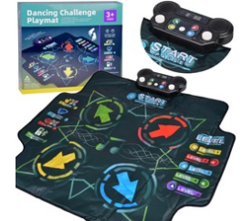 Velká taneční podložka pro děti Zábava Hra Tanec v jednom ZA5337 univerzální