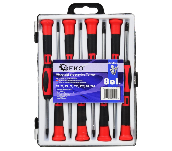 Geko Sada TORX šroubováků 8ks