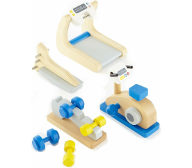 Aga4Kids Příslušenství k domečku pro panenky - posilovací stroje