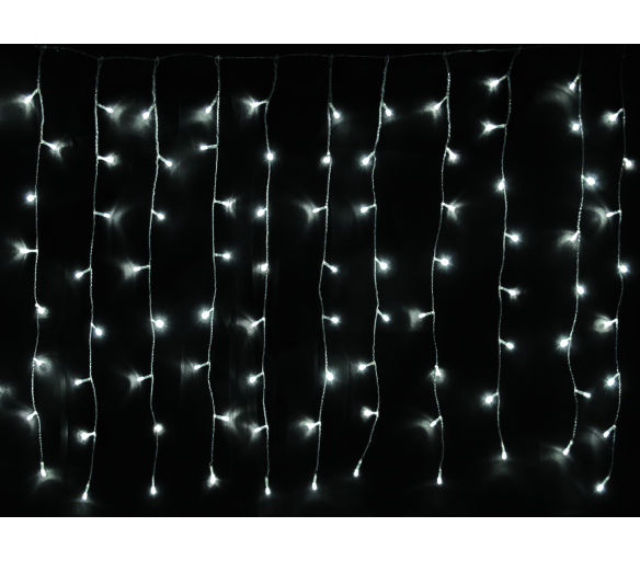 Linder Exclusiv Vánoční světelný déšť 160 LED Studená bílá