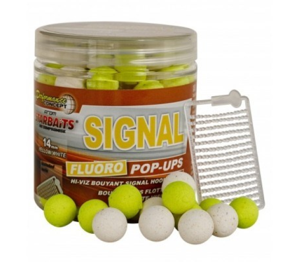 Starbaits Plovoucí Boilies Signal Fluo Pop Up 80 g 14 mm