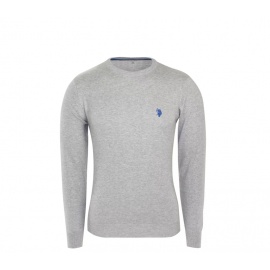 U.S. Polo ASSN. Svetr ROUND-NECK Grey