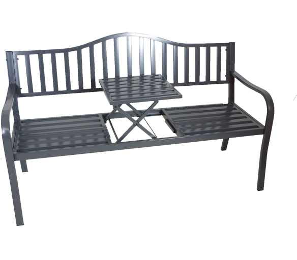 Aga Zahradní lavice s vyklápěcím stolkem