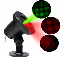 Aga Laserový dekorativní projektor Zelená/červená MR9080