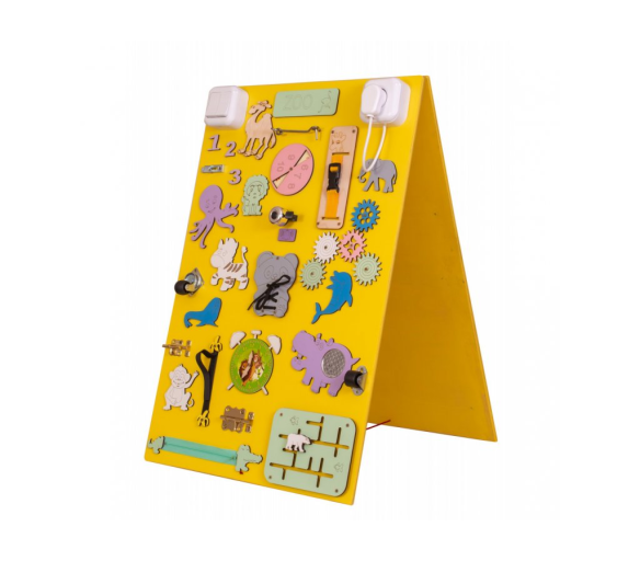 Aga4Kids Edukační oboustranná tabule ZOO Barevná MT18