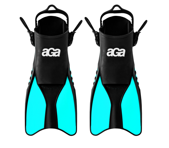 Aga Ploutve 38-42 Černé/Tyrkysové