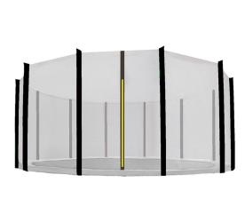 Aga Ochranná síť 500 cm na 12 tyčí Černá síť / Černá