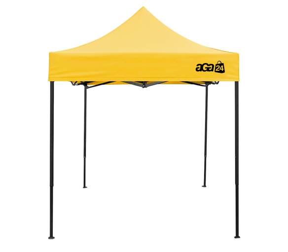 Aga Prodejní stánek bez bočnic 2x2 m Žlutý