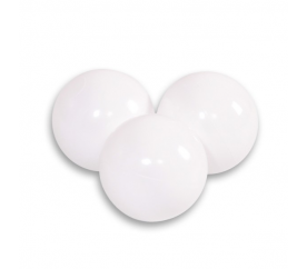 Aga Plastové míčky Bílé 100 ks