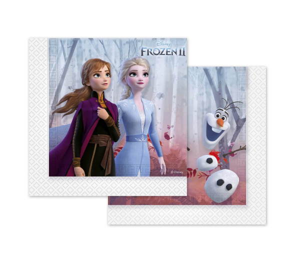 Disney Papírové ubrousky Disney Ledové království 2 33x33cm / 20 ks