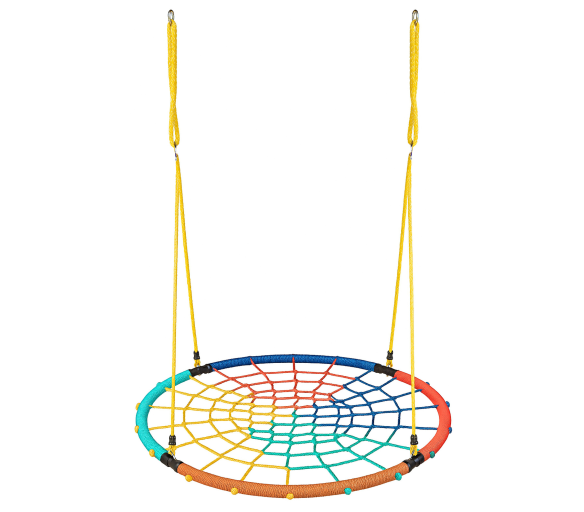 Aga Závěsný houpací kruh 120 cm Čtyřbarevný