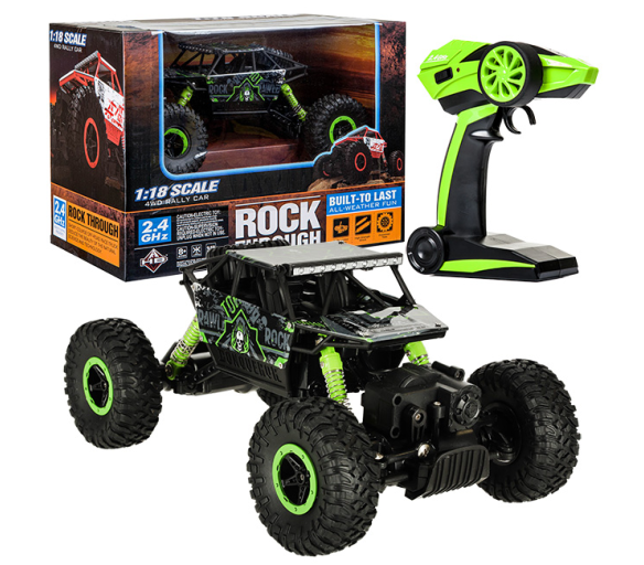 Aga RC auto Rock Crawler HB 2.4GHz 1:18 zelené 2DZ036 - II. JAKOST