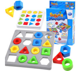 Vzdělávací hra " Přiřaď tvary" GR0606