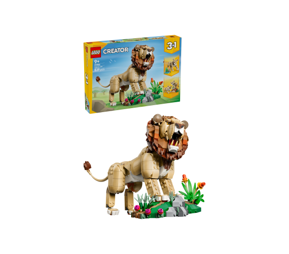 LEGO® Creator 3v1 31386 Divoká zvířata: Majestátní lev