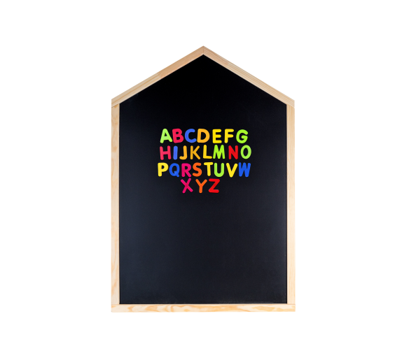 Aga4Kids Dětská tabule 90x60 cm Domeček