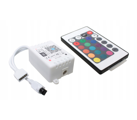 Dálkové ovládání + kontroller RGB LED - WiFi - IR24 - 8A - 96W - Alexa