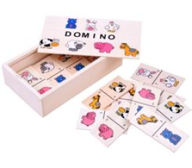 Obrázkové domino pro děti zvířata ZA2515