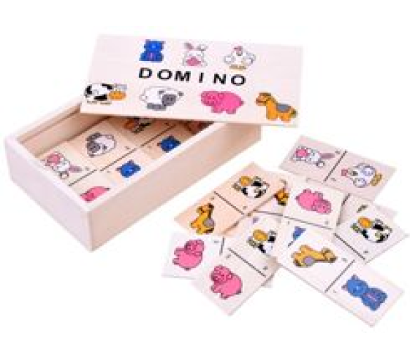 Obrázkové domino pro děti zvířata ZA2515