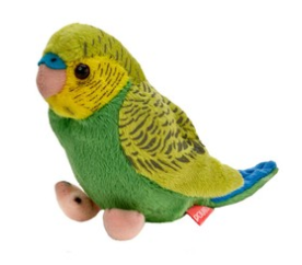 Plyšák Andulka zelená 13cm 13847