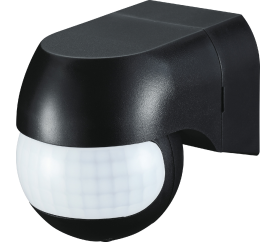 Pohybové čidlo LED PIR černé IP44 800W PR054