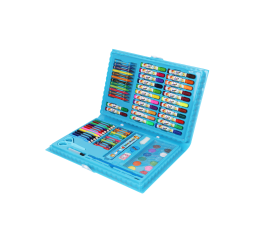 Aga4Kids Malířská sada v kufříku 86 ks Modrá