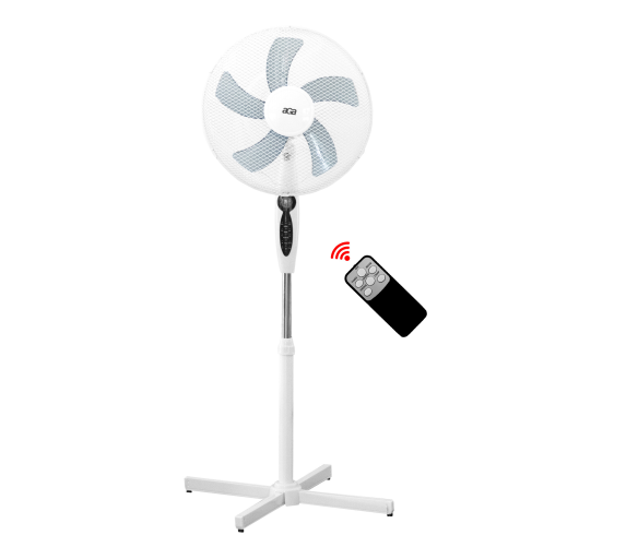 Aga Stojanový ventilátor 43 cm MR8113 Bílý