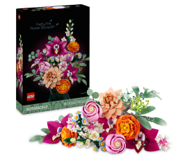 LEGO® Botanicals 10342 Krásná kytice růžových květin 6DZ144 - II JAKOST