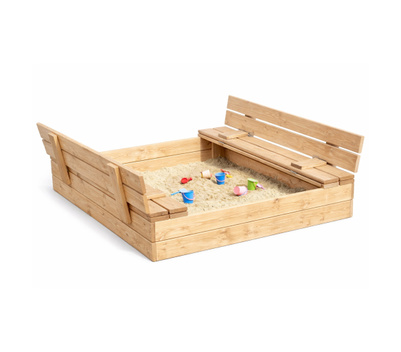Aga Dětské dřevěné pískoviště 120x120 cm