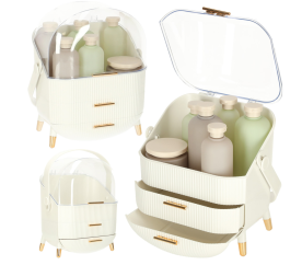 Skříňka na organizér kosmetiky Casket bílá