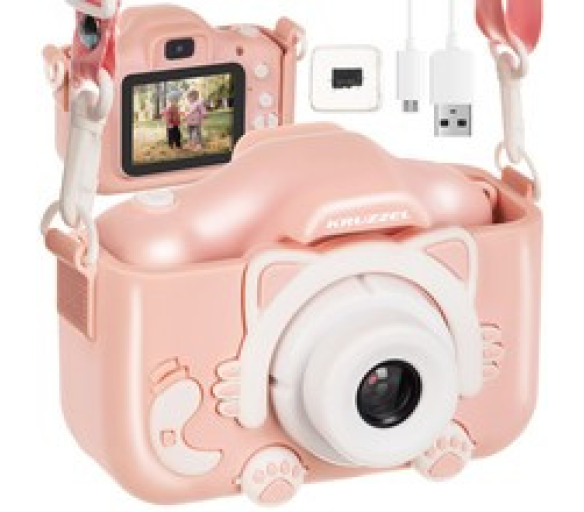 Digitální fotoaparát Kruzzel AC22296 růžový