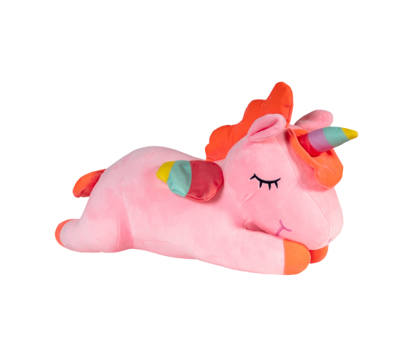 Aga4Kids Plyšový polštář Jednorožec Růžový 50 cm