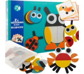 Dřevěné puzzle - Kruzzel 22426 puzzle