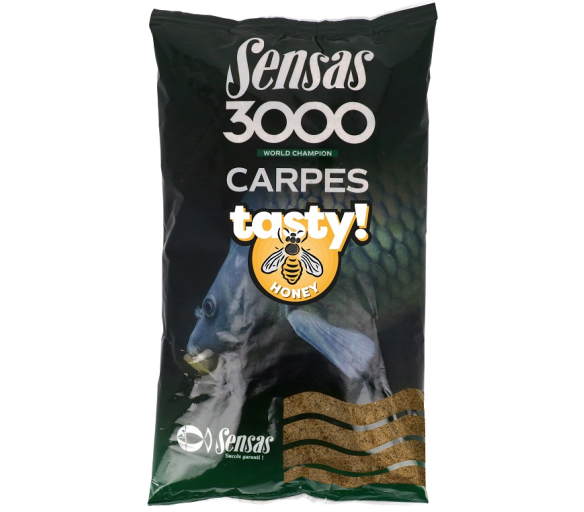 Sensas Krmítková směs 3000 Carp Tasty Honey 1kg