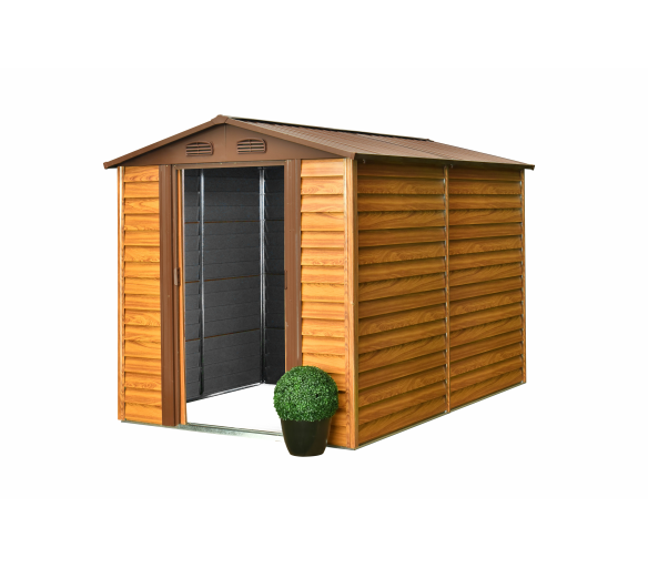 Aga Zahradní domek 236x209x195 cm Hnědý