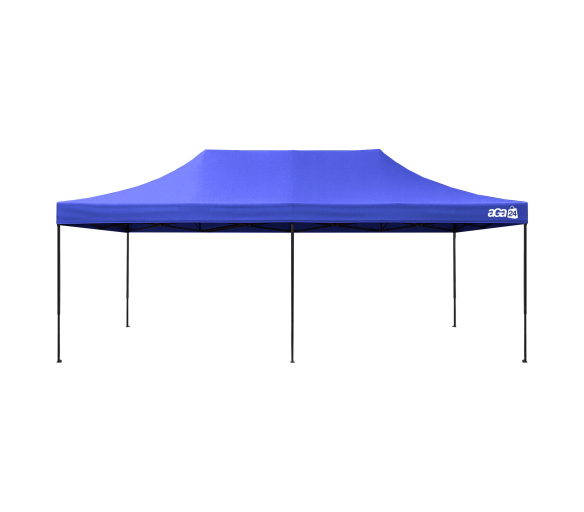 Aga Prodejní stánek bez bočnic 3x6 m Modrý