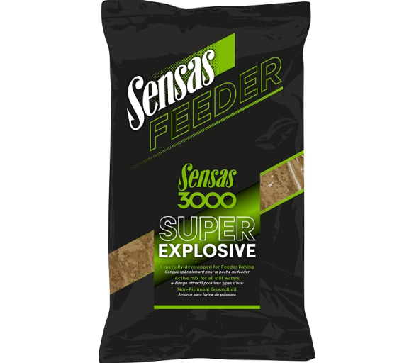 Sensas Krmítková směs 3000 Feeder Super Explosive 1kg