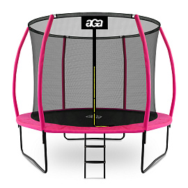 Aga SPORT EXCLUSIVE Trampolína 305 cm Růžová + ochranná síť + žebřík