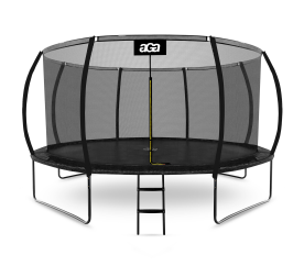 Aga SPORT EXCLUSIVE Trampolína 430 cm Černá + ochranná síť + žebřík