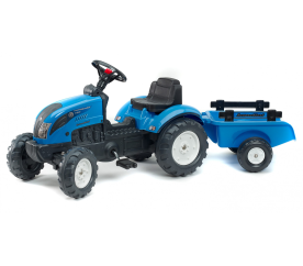 Falk Šlapací traktor LANDINI POWERMONDIAL 110 2050C + vlečka