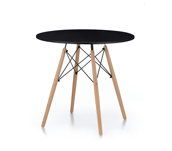 Aga Jídelní stůl 80 cm Černý