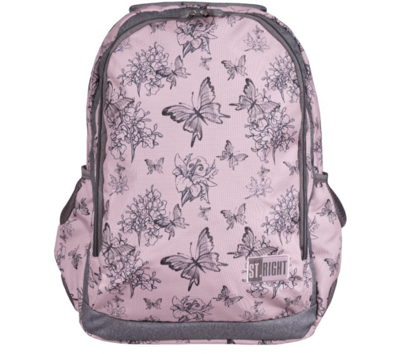 St.RIGHT Školní batoh dvoukomorový Butterfly