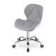 Aga Kancelářská otočná židle AVOLA Šedo-bílá