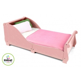 KidKraft Dětská postel SLEIGH Pink 160x75 cm