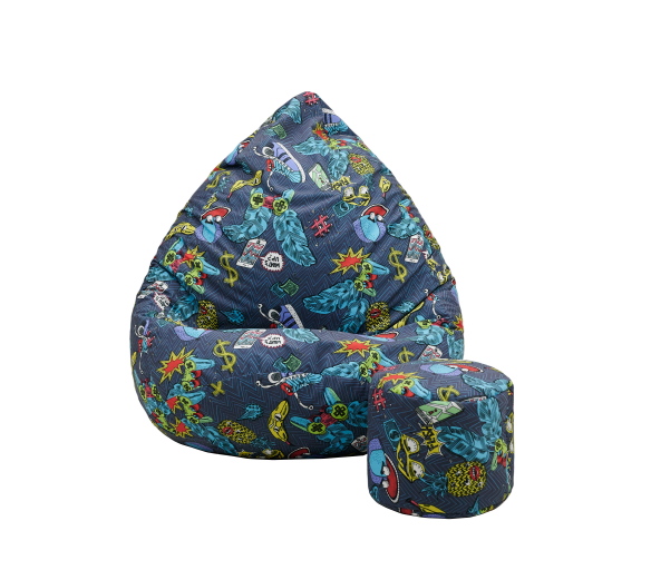 Aga Dětský sedací vak + podnožník 3452