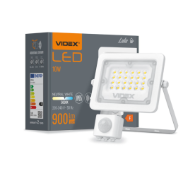 LED reflektor PIR - 10W - 900 lm - se senzorem pohybu
